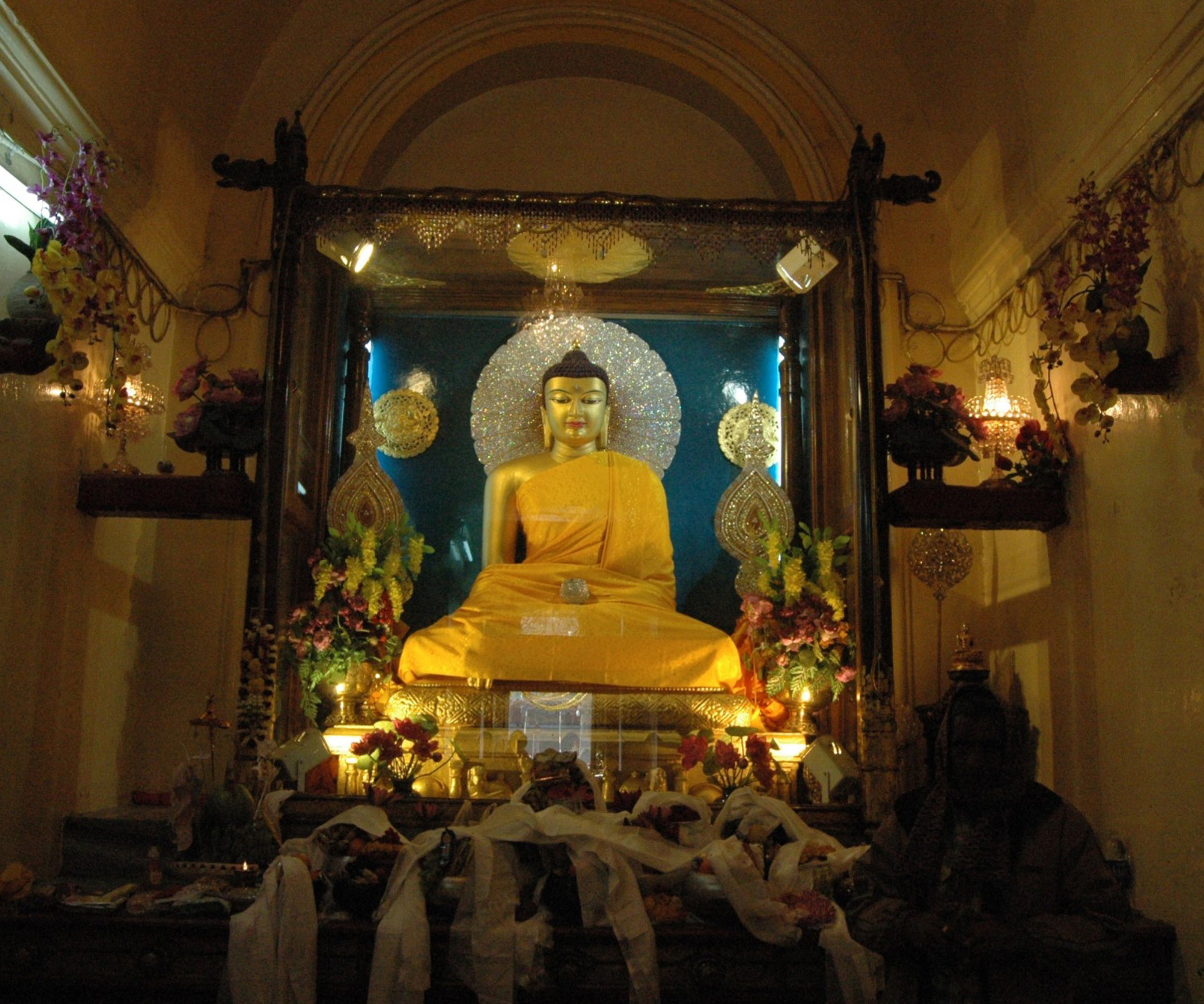  촉지인불좌상, 인도 보드가야 마하보디(Mahabodhi) 대불당 주존 