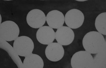  X-ray photograph of the gold granules 