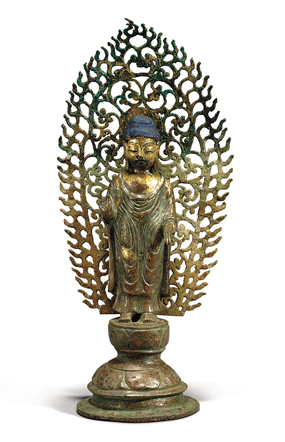 Gilt-bronze Buddha