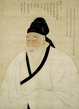  <i>Portrait of Song Siyeol</i>, Late Joseon Dynasty, Ink and colors on silk, 89.7 × 67.6cm, National Treasure 239 