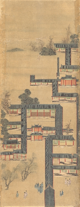 궁중에서 경사를 베푸는 장면을 그린 그림 이미지 23 보기