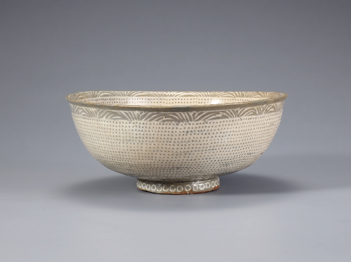 분청사기 인화무늬 대접 이미지 1 보기