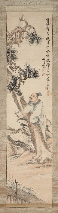 김권목 필 장송노인도 이미지 1 보기