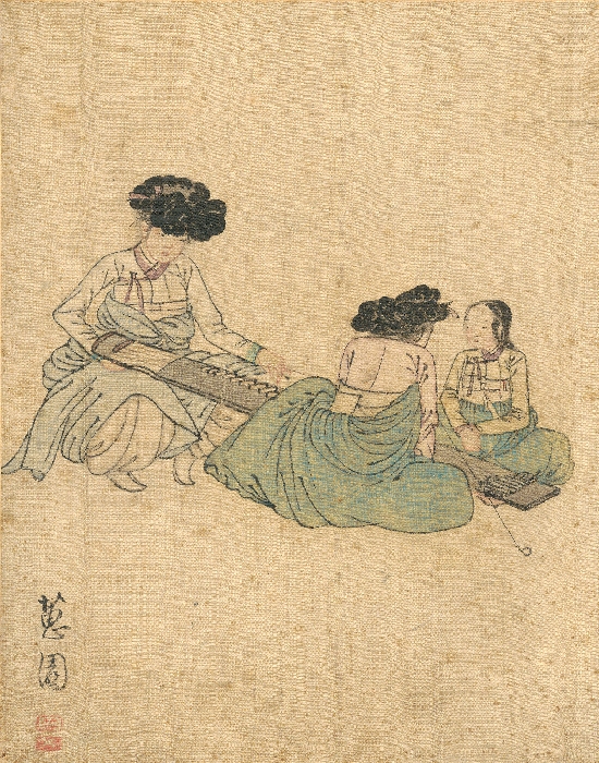 신윤복필 여속도첩 이미지 4 보기
