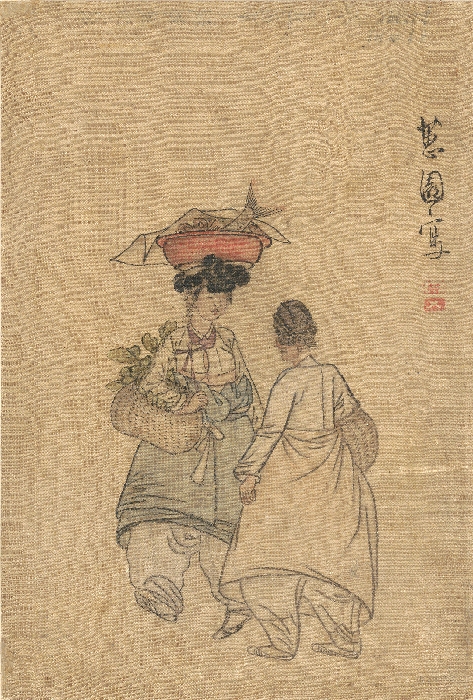 신윤복필 여속도첩 이미지 5 보기
