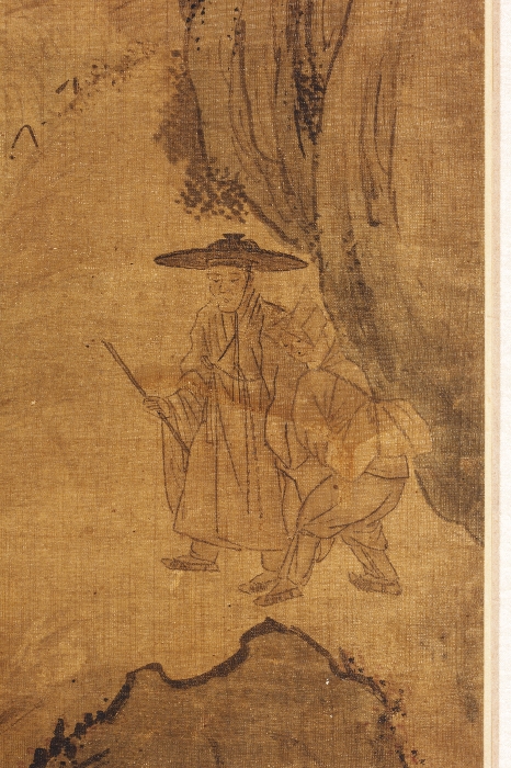 김홍도필 행려풍속도 8폭병풍 이미지 14 보기