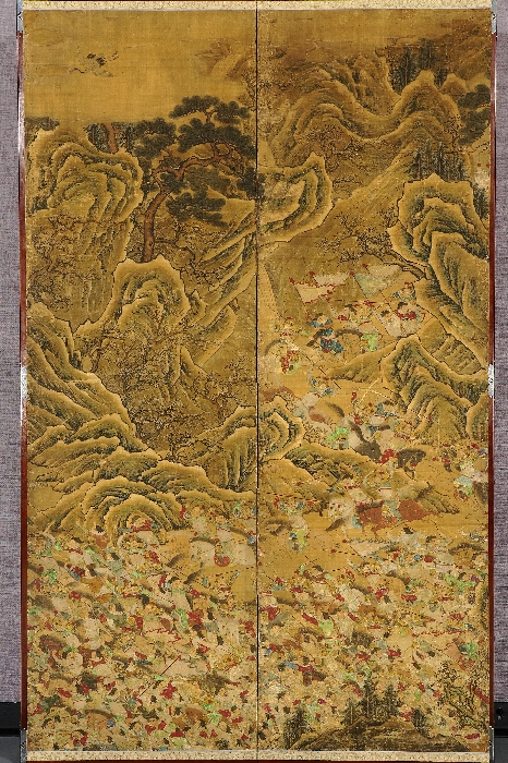 작가미상 사현파진백만병도 8폭병풍 이미지 10 보기