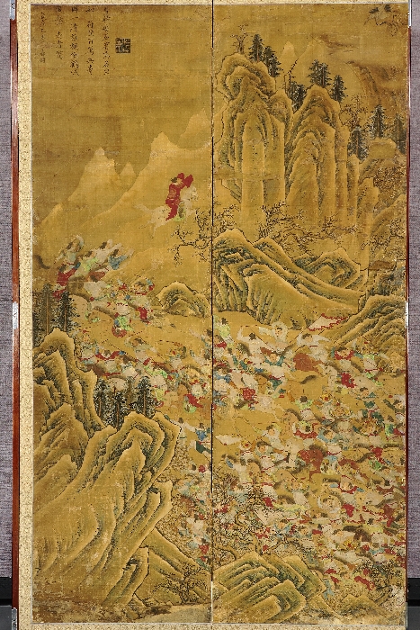 작가미상 사현파진백만병도 8폭병풍 이미지 11 보기