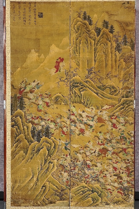 작가미상 사현파진백만병도 8폭병풍 이미지 6 보기