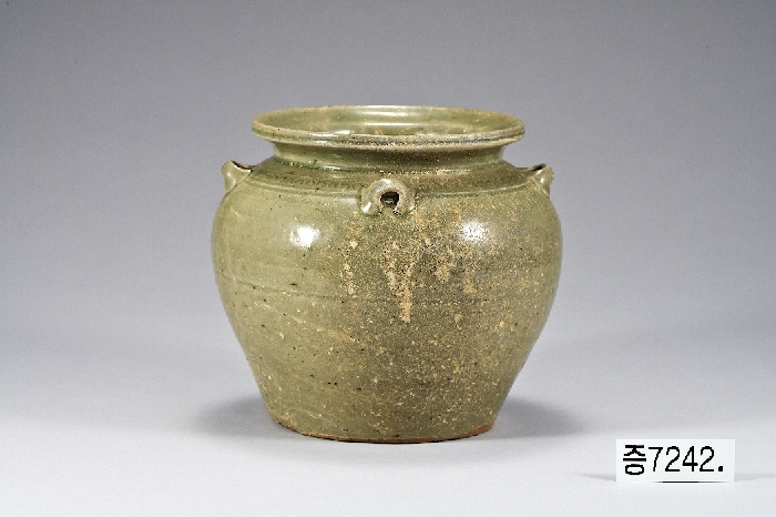 청자 네 귀 달린 항아리 이미지 2 보기