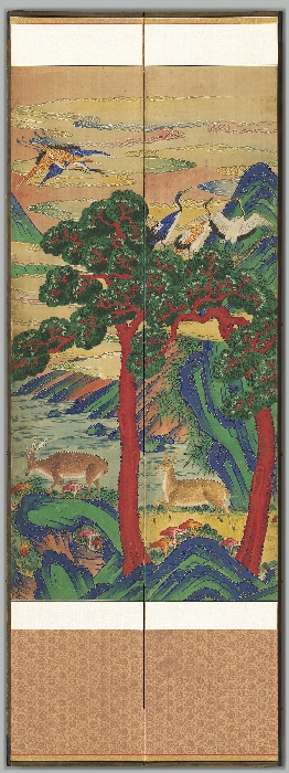 십장생도10폭병풍 이미지 15 보기