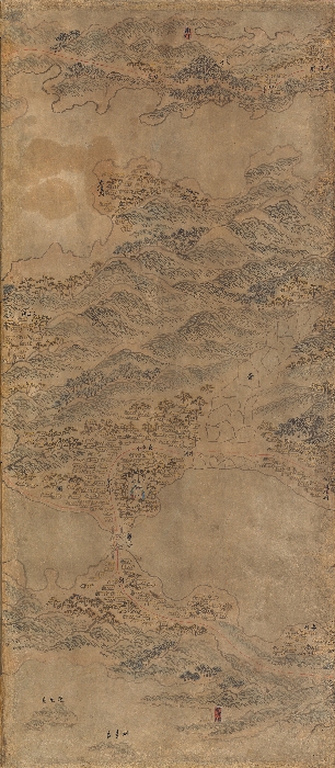 경상도 통영 주변을 그린 지도 이미지 10 보기