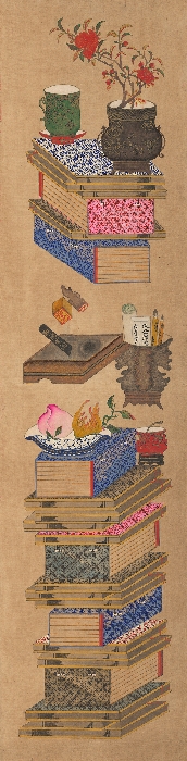 필자미상 책거리 민화병풍 이미지 1 보기