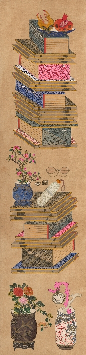필자미상 책거리 민화병풍 이미지 8 보기