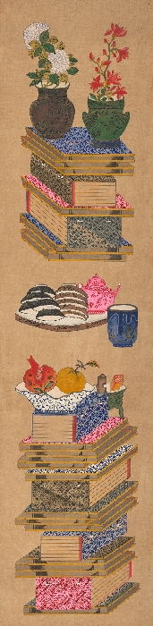 필자미상 책거리 민화병풍 이미지 11 보기