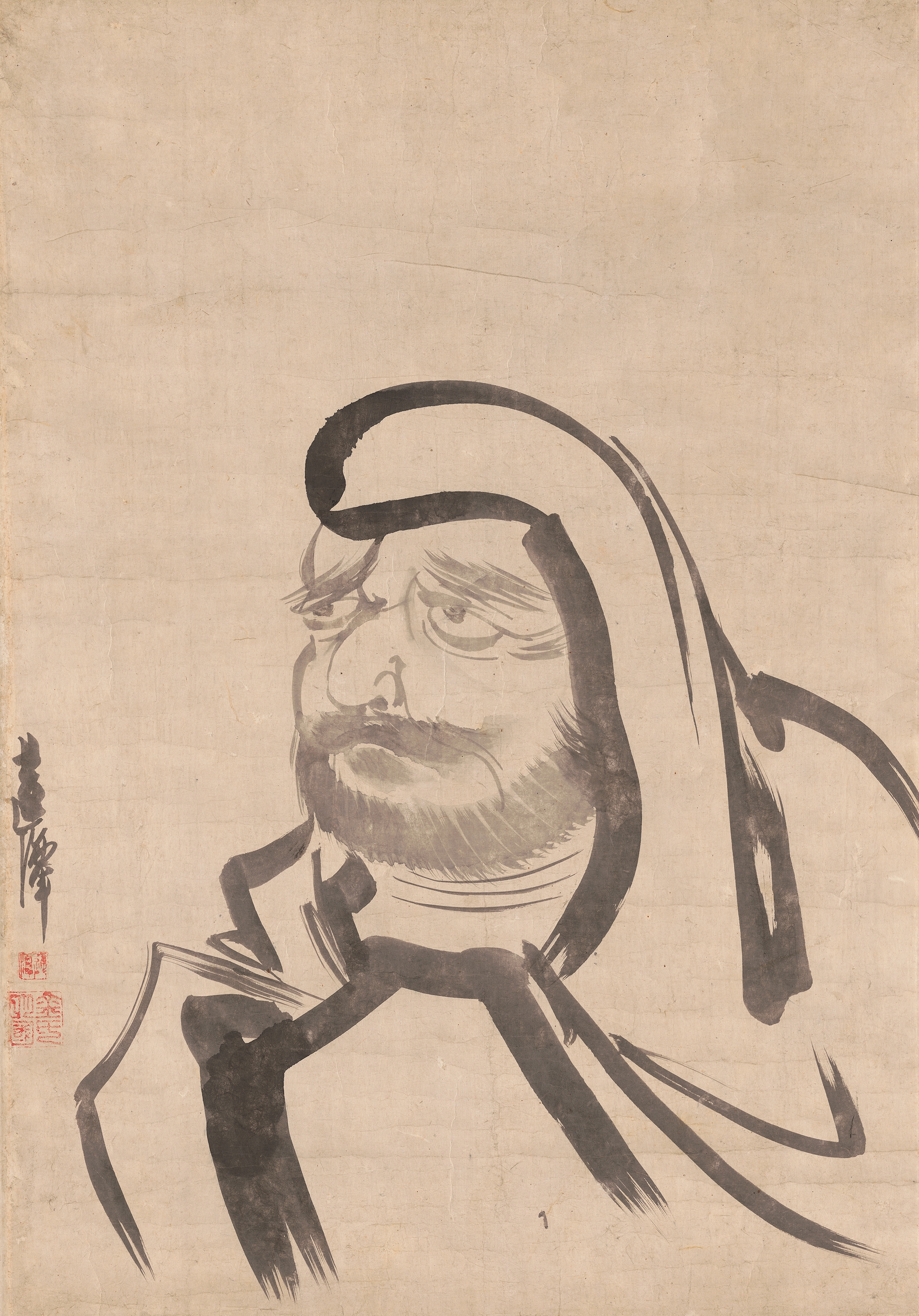 金明國筆達磨圖 이미지 4