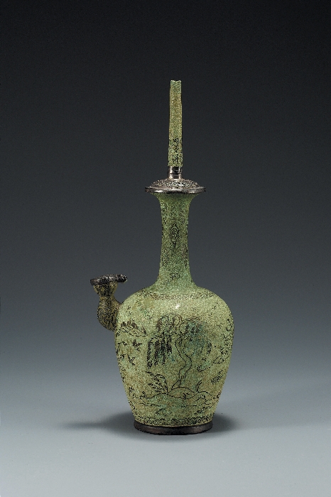 Ritual Ewer (Kundika) with Landscape Design: The Outstanding Metalworking Technique of Goryeo 이미지