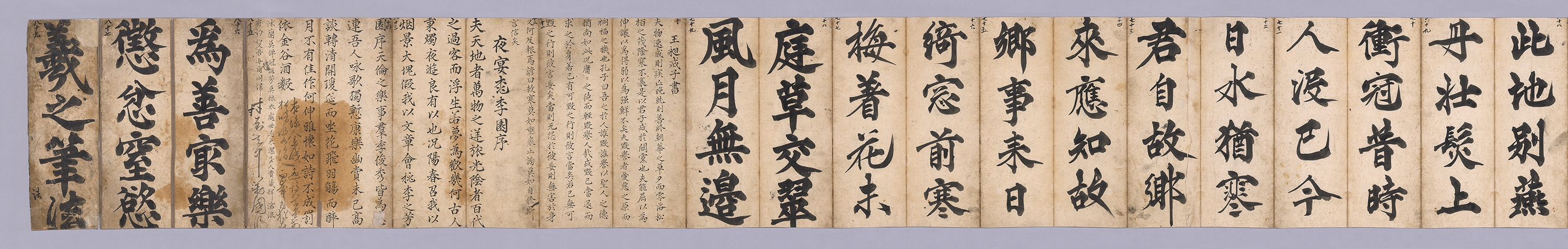 백지묵서 묘법연화경 권제7 이미지 11