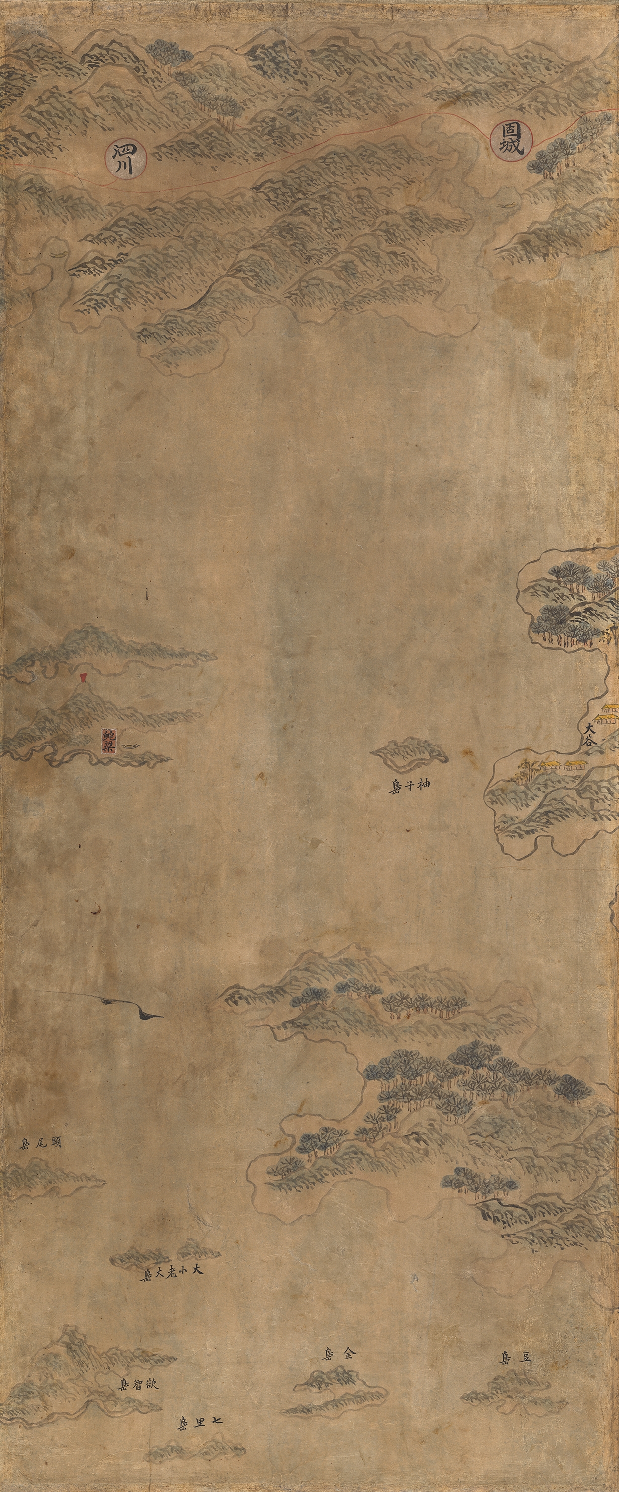 경상도 통영 주변을 그린 지도 이미지 11