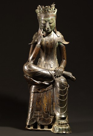 Gilt-bronze Pensive Bodhisattva 대표이미지