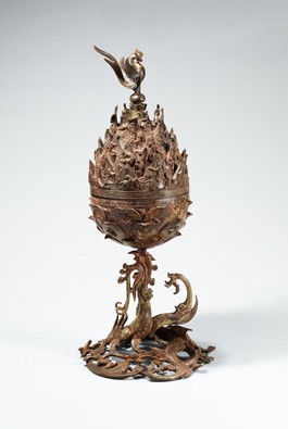 Baekje Gilt-bronze Incense Burner 대표이미지