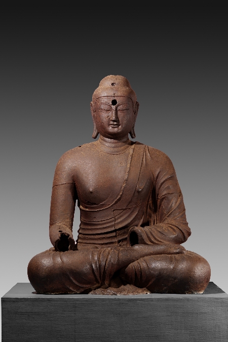 The Oldest Surviving Iron Buddha Sculpture in Korea 이미지