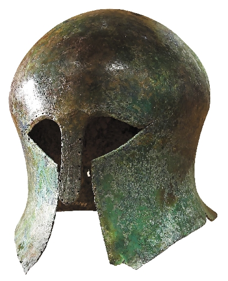 Donation by the Marathoner Son Gi-jeong: Bronze Greek Helmet 이미지